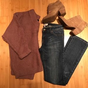 Heritage 1981 skinny/straight leg jeans